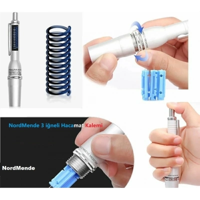 ÇOK SATAN Hacamat Kalemi 3 İğneli 100  İğne Hediye