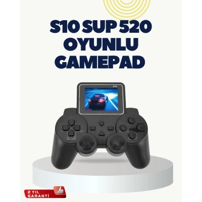 ÇOK SATAN HDMI Destekli S10 Gamepad 520 Oyunlu TV’ye Bağlanabilir Atari 2025 Model