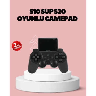 ÇOK SATAN HDMI TV Bağlantılı Orijinal S10 Gamepad 520 Oyunlu 2025 Seri Oyun Konsolu