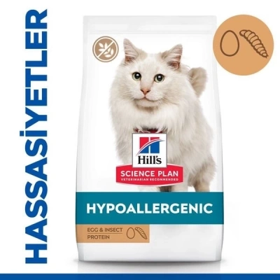 ÇOK SATAN Hills Science Plan Hypoallergenic Yumurtalı ve Böcekli Tahılsız Yetişkin Kedi Maması 1.5 Kg