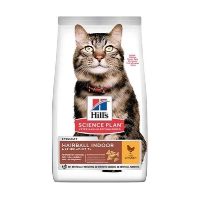 ÇOK SATAN Hills Hairball İndoor Tavuklu Tüy Yumağı Önleyici Yaşlı Kedi Maması 1.5 Kg