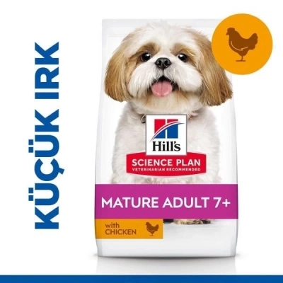 ÇOK SATAN Hills Mature 7+ Tavuklu Mini Irk Yaşlı Köpek Maması 1.5 Kg