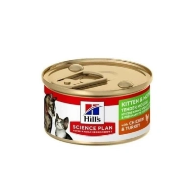 ÇOK SATAN Hills Science Plan Kitten & Mother Tavuk ve Hindili Anne ve Yavru Kedi Konservesi 85 Gr