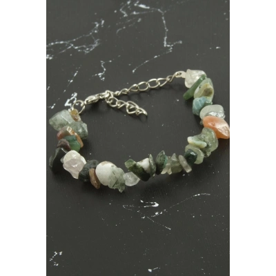 ÇOK SATAN Hint Akik Kırık Doğaltaşlı Bileklik