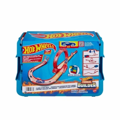 ÇOK SATAN HMC04 Hot Wheels Track Builder Alev Temalı Akrobasi Seti