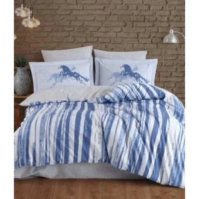 ÇOK SATAN Hobby Çift Kişilik Poplin Nevresim Cascade Lacivert