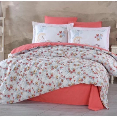 ÇOK SATAN Hobby Çift Kişilik Ranforce Nevresim Takımı Gloria Kırmızı