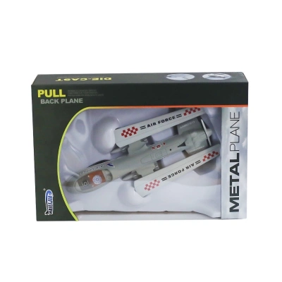 ÇOK SATAN HW777-19B Metal Çek Bırak Uçak -Canem Oyuncak