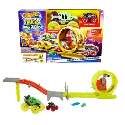 ÇOK SATAN HXT05 Hot Wheels Monster Trucks Power Smashers Oyun Seti