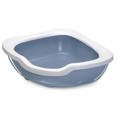 ÇOK SATAN İmac Fred Köşe Açık Kedi Tuvaleti Mavi 50x65x15.5 Cm