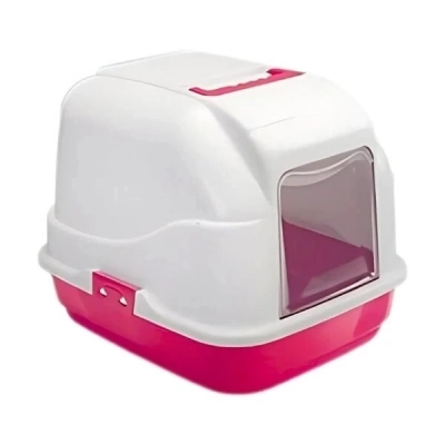 ÇOK SATAN İmac My Cat Filtresiz Kapalı Kedi Tuvaleti Pembe 50x40x40 Cm