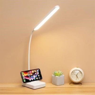 ÇOK SATAN İnce Uzun USBli Dokunmatik 3 Kademeli 360 Derece Özel Göz Korumalı led Lityum Masa Lambası
