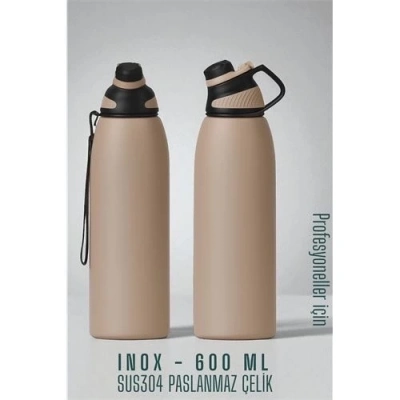 ÇOK SATAN Inox Çelik Termos - 600 ml  SUS304 Çelik Termos Profesyonel PUDRA