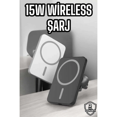 ÇOK SATAN İOS Uyumlu Manyetik Tasarım Magsafe İphone 12/13/14/15 araç şarjı