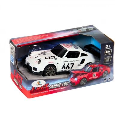 ÇOK SATAN Işıklı Sesli Duman Çıkaran Sürtmeli Spor Araba BSP-1A