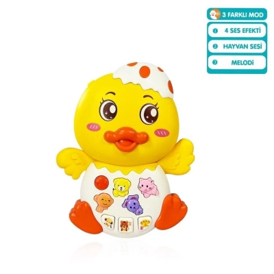 ÇOK SATAN JLG-855-144A IŞIKLI VE MÜZİKLİ ÖRDEK BEBEK -VRD