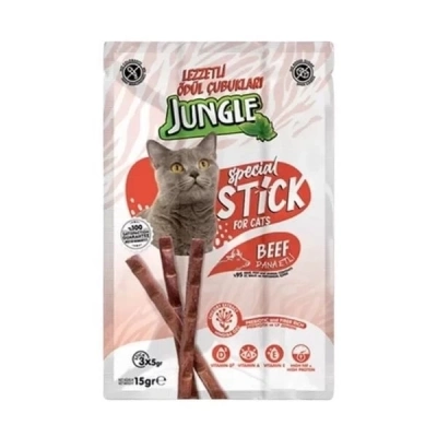 ÇOK SATAN Jungle Dana Etli Stick Kedi Ödülü 3 Adet 5 Gr