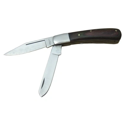 ÇOK SATAN K-29 Falkon Çiftli Çakı 14 cm - Ahşap Sap, Manuel