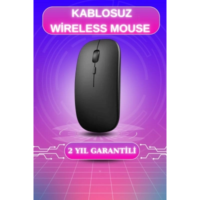 ÇOK SATAN Kablosuz Mouse Fare Şarjlı Bluetooth Wireless Çift Modlu Sessiz