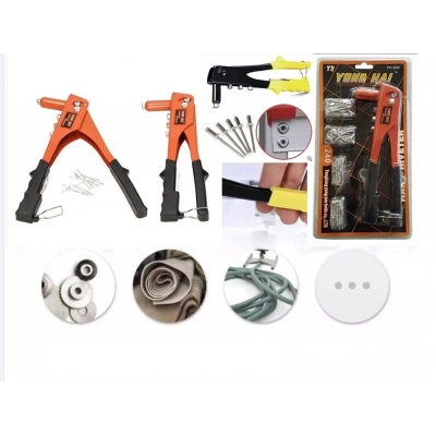 ÇOK SATAN Kalınlık Tek Yönlü El Perçin Tabancası 40 Yedekli Ve 4 Çeşit Perçim