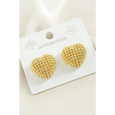 ÇOK SATAN Kalp Metal Küpe