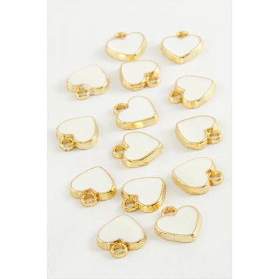 ÇOK SATAN Kalp Mineli Bileklik ve Kolye Ucu Aparatı 1 Adet