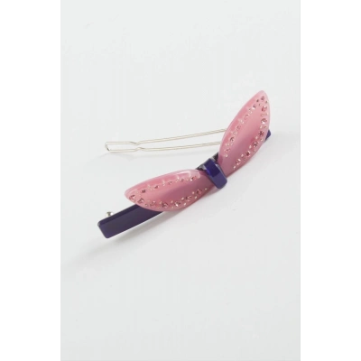 ÇOK SATAN Kanat Taşlı Klipsli Toka