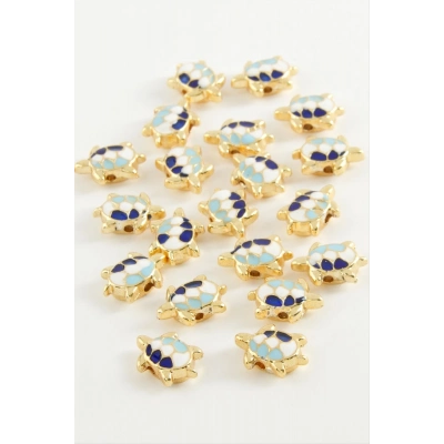 ÇOK SATAN Kaplumbağa Mineli Bileklik ve Kolye Ucu Aparatı 1 Adet