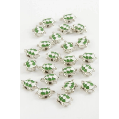 ÇOK SATAN Kaplumbağa Mineli Bileklik ve Kolye Ucu Aparatı 1 Adet