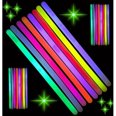 ÇOK SATAN Karanlıkta Parlayan Fosforlu Glow  Kalın Çubuk 30 cm 1 Adet