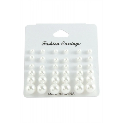 ÇOK SATAN Kartlı İnci Küpe 30 Adet