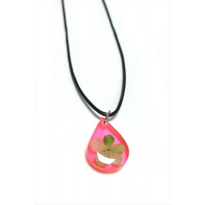 ÇOK SATAN Kartopu Çiçeği Damla Epoksi Kolye