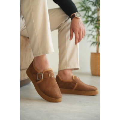 KB-KX1 Kuback Taba Kürklü Günlük Erkek Ayakkabı