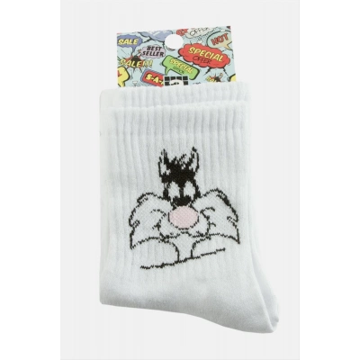 ÇOK SATAN Kedi Kolej Çorap 8*28