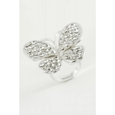 ÇOK SATAN Kelebek Taşlı Yüzük