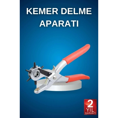 ÇOK SATAN Kemer Delme Pensesi Deri Delici Pensi Zımba 6 Farklı Boyutta