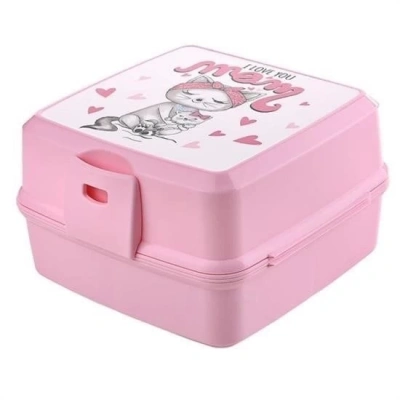 ÇOK SATAN Kendiliğinden Kaşık Çatallı Beslenme Kutusu 4 Bölmeli Çocuk Beslenme Kabı Saklama Kutusu