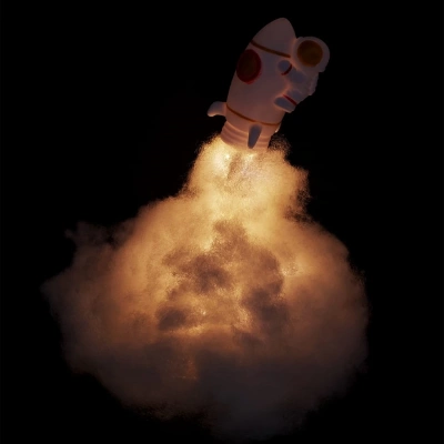 ÇOK SATAN Kendin Yap Uçan Astronot Tasarımlı Gece Lambası