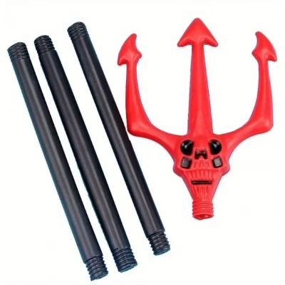 ÇOK SATAN Kırmızı Renk Halloween Cadılar Bayramı Çatal 107 cm