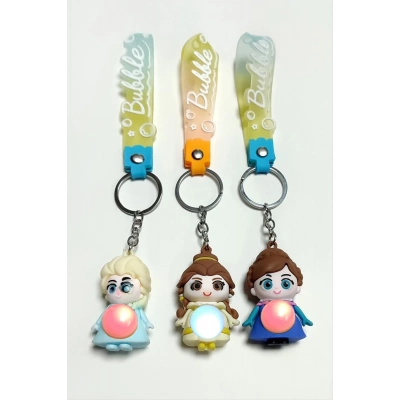 ÇOK SATAN Kız Çocuk Işıklı Silikon Anahtarlık
