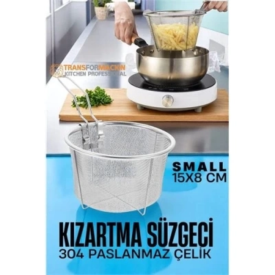 ÇOK SATAN Kızartma Süzgeci Patates Kızartma Filtresi 304 Paslanmaz Çelik