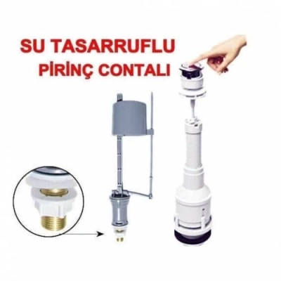 ÇOK SATAN Klozet Sifon Basmalı Rezervuar İç Takım Su Tasarruflu