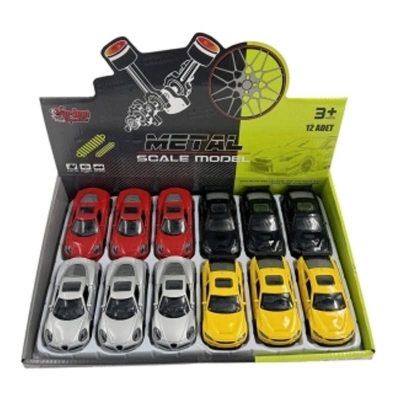 ÇOK SATAN KM-36231C-1-2-3-4 ÇEK BIRAK 1 36 METAL ARABA