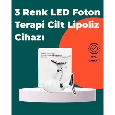 ÇOK SATAN Kompakt ve Taşınabilir Cilt Bakım Cihazı – 3 Fonksiyonlu, USB Şarjlı, LED Işıklı Güzellik Aleti