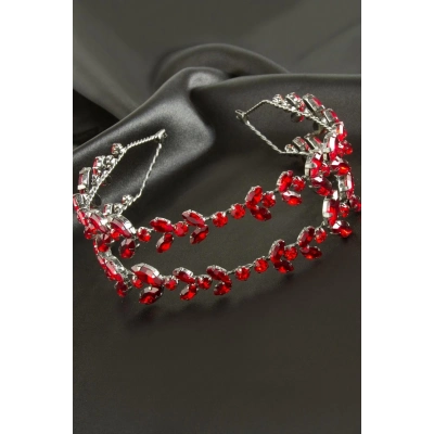 ÇOK SATAN Kristal Taşlı Eğilebilir Saç Aksesuarı