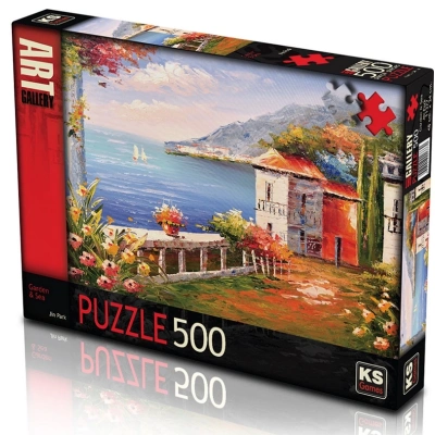 ÇOK SATAN KS Games Garden & Sea Jin Park Puzzle 500 Parça 20058