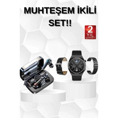 ÇOK SATAN Kulak İçi Kablosuz Bluetooth Kulaklık ve NFC ve GPS Özellikli Akıllı Saat Alarm ve Titreşim