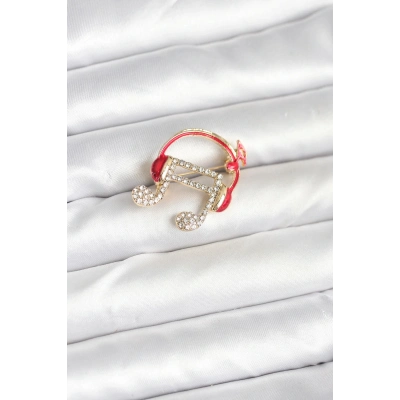 Kulaklıklı Nota Model Broş