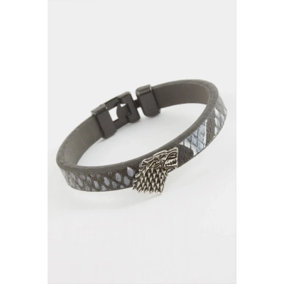 ÇOK SATAN Kurt Kaliteli Suni Deri Bileklik