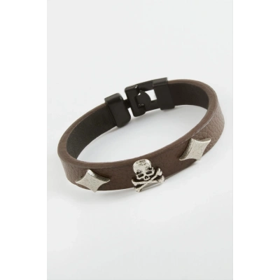 ÇOK SATAN Kuru Kafa Kaliteli Suni Deri Bileklik